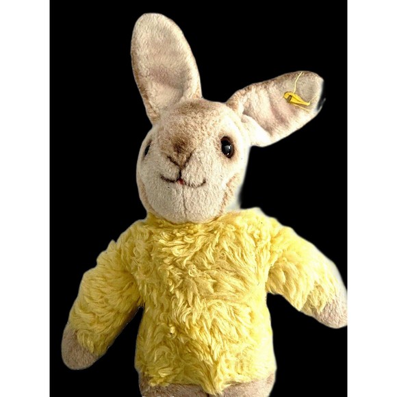 steiff | Toys | Vintage Steiff Bunny Plush Lully Rabbit Germany Yellow ...